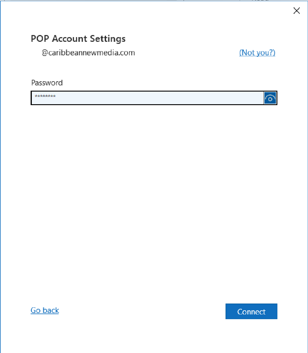 Outlook Advanced setup